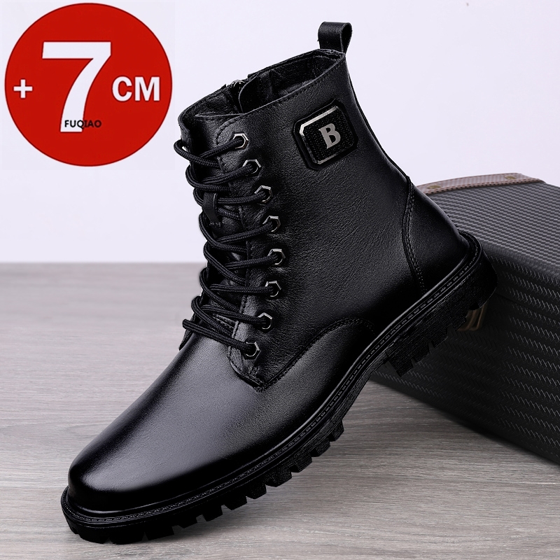 Men'S Shoes Dress Casual - Sepatu Boots Kulit Asli Pria dengan