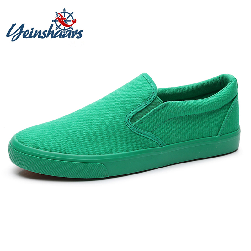 Men'S Shoes Green And White - FUQIAO sepatu kanvas berkendara pria, sneaker