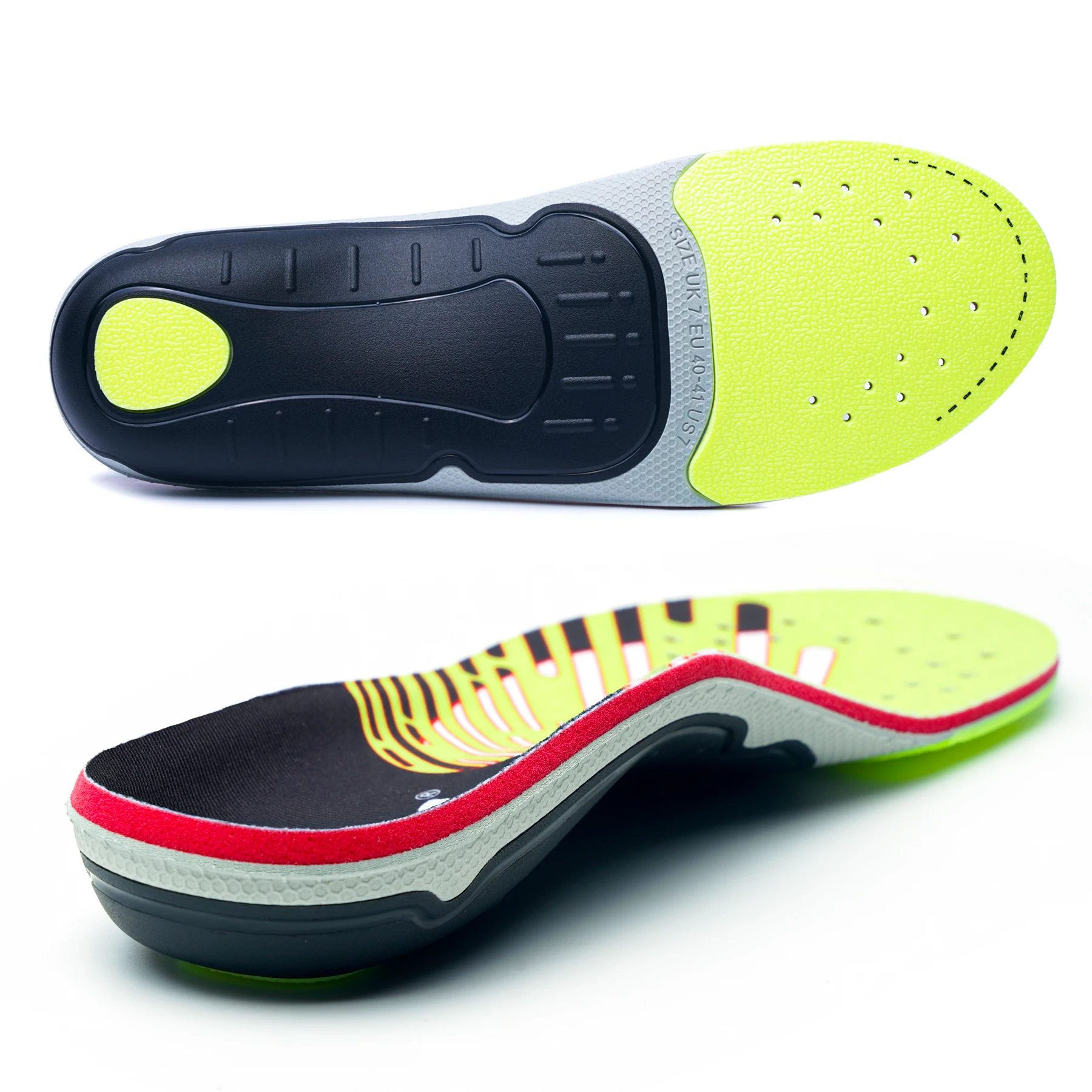 Men'S Shoes Green And White - Plantar Fasciitis Sol Dalam Ortopedi Pereda