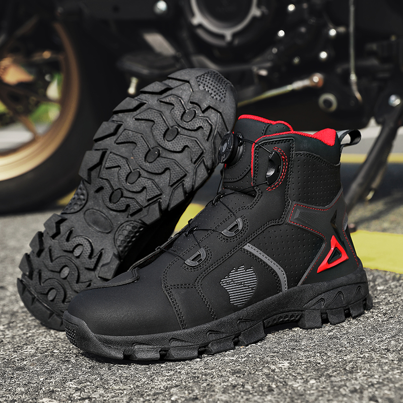 Men Shoes Type - Sepatu Bot Motor Pria Profesional Sepatu