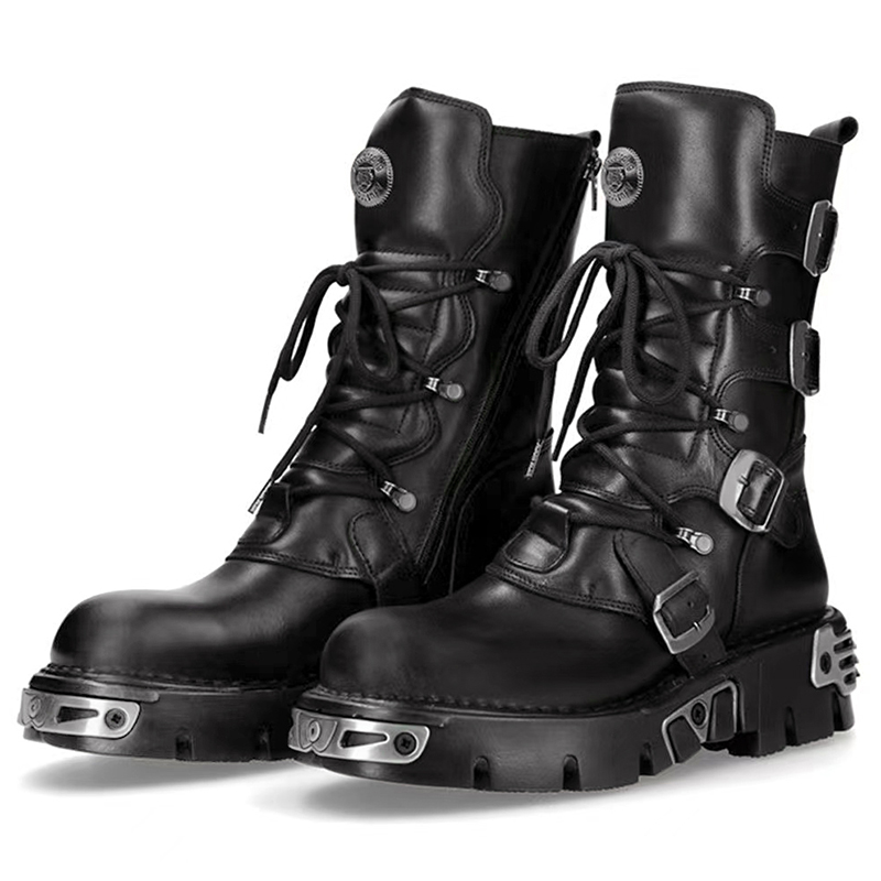 Men Shoes Type - Sepatu bot motor tinggi gaya punk
