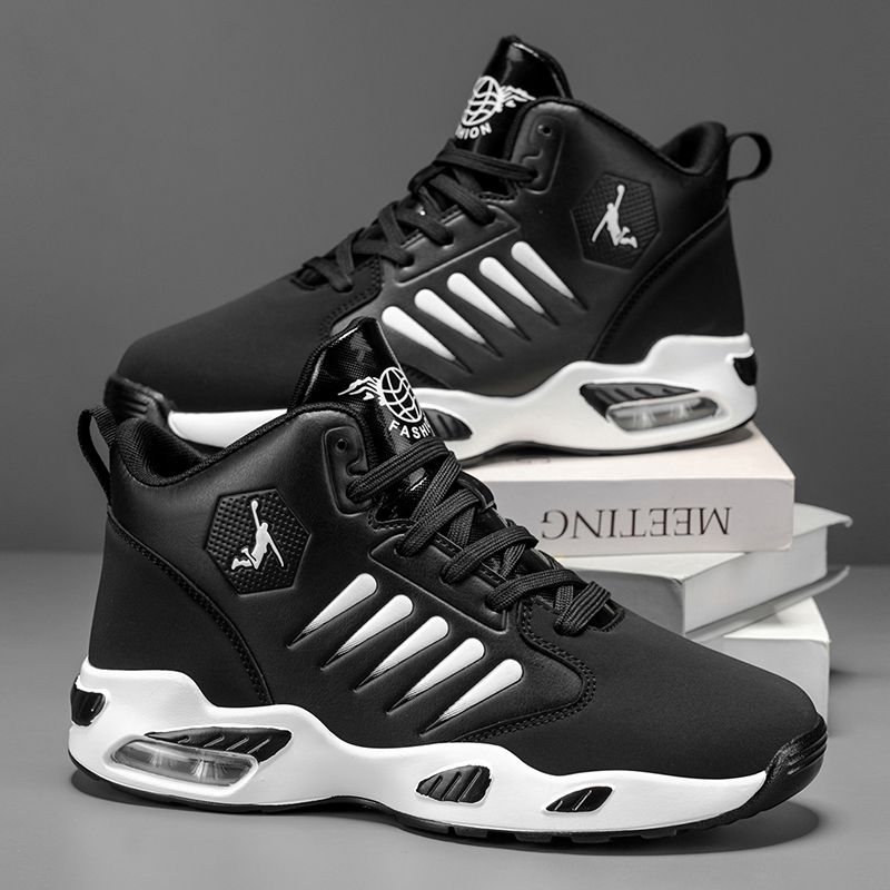 Men'S Shoes That Make You Taller - Sepatu Basket High-Top Pria Dilengkapi Desain