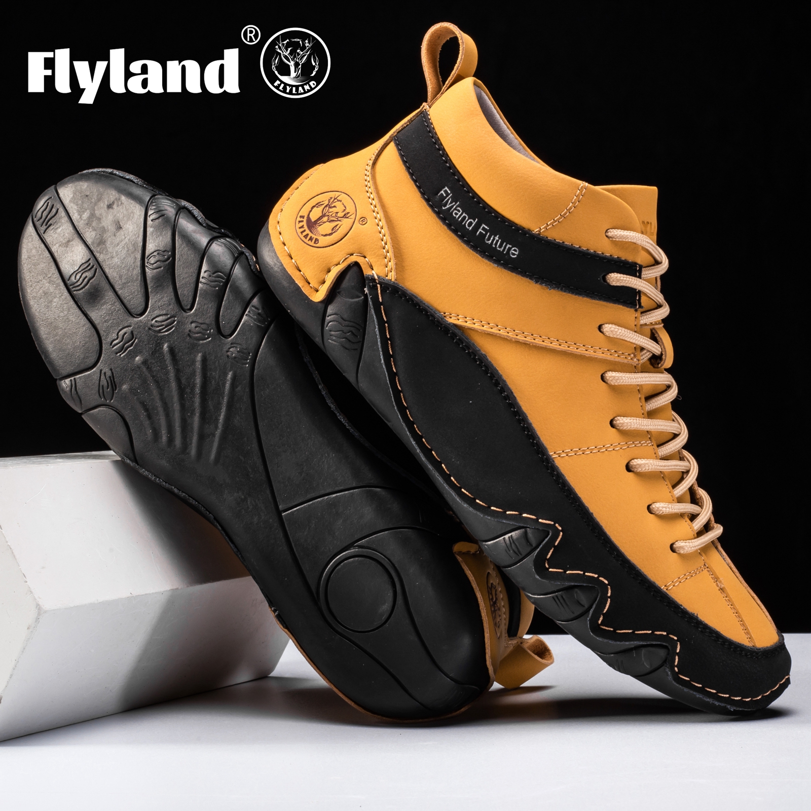 Men Shoes For Office Work - FLYLAND Sepatu Sneaker Fashion Pria Vintage