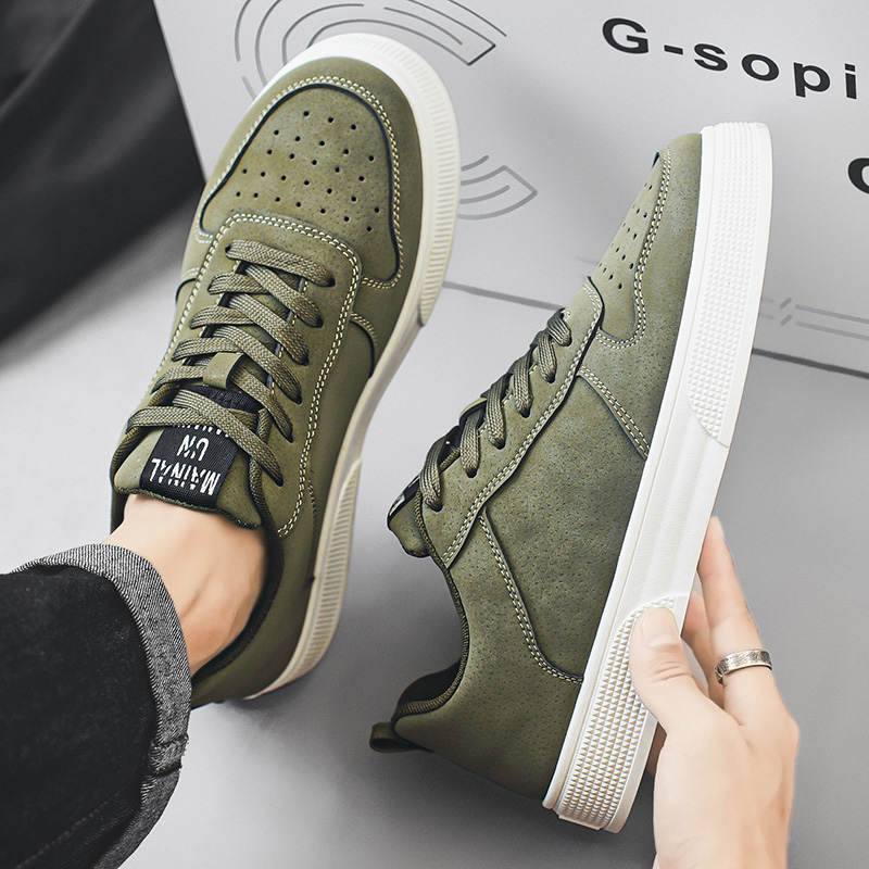 Men'S Shoes Green And White - Sepatu Urban Pria Hijau Murah Ukuran