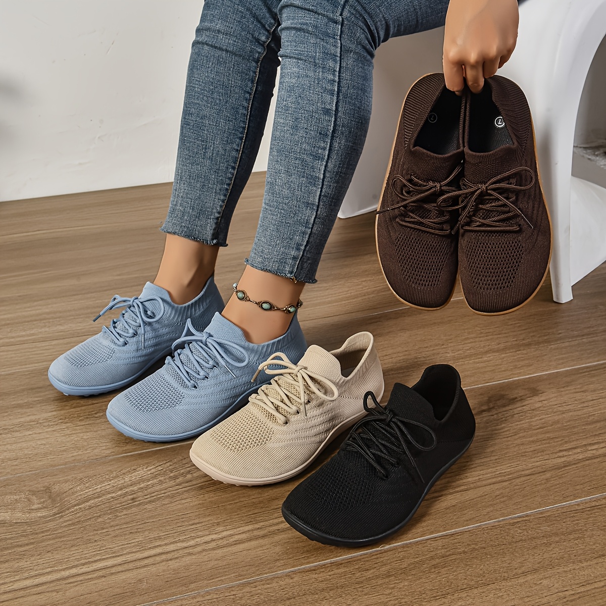 Minimalist Barefoot Shoe - Sepatu Wanita dengan Ujung Lebar Minimalis