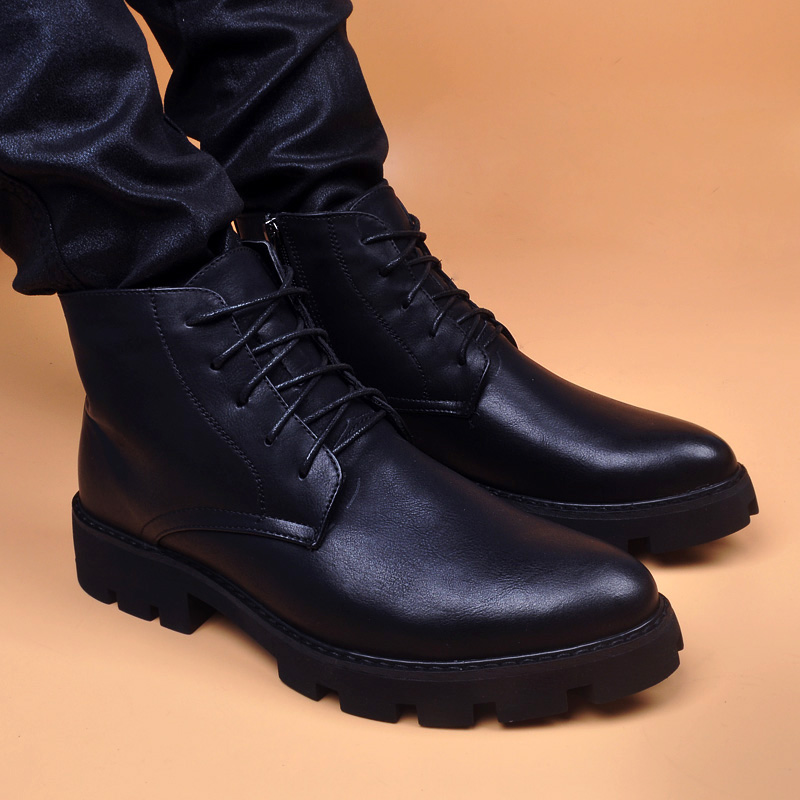Men Shoes Office - Sepatu bot kulit asli kantor bisnis