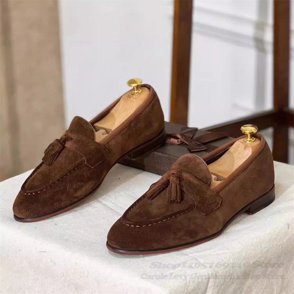Men'S Shoes Top Brands - Sepatu Kulit Coklat untuk Pria Kasual