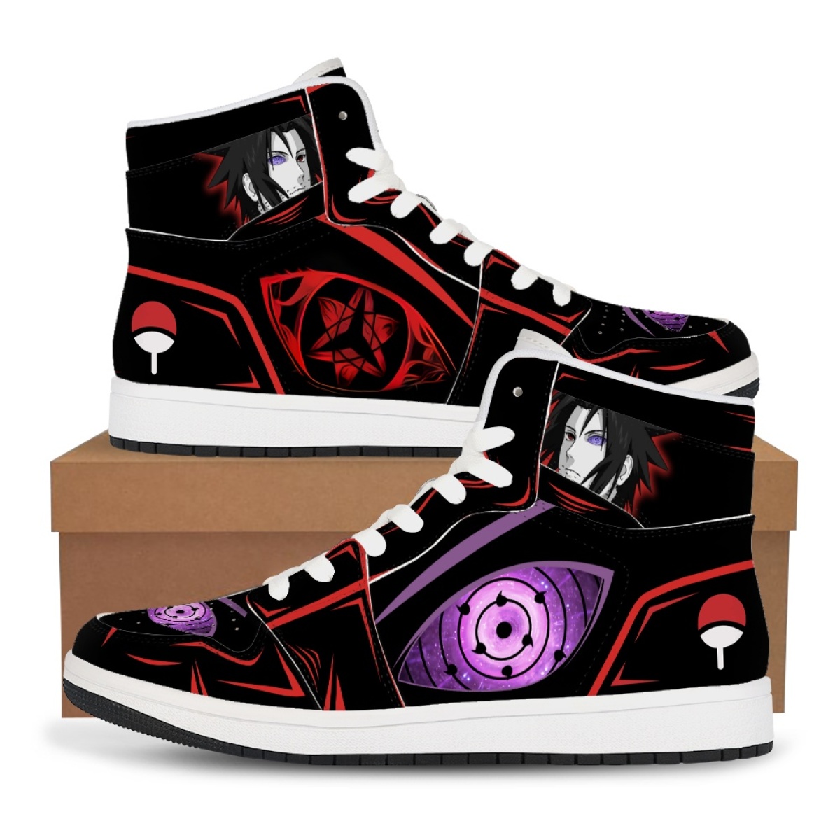 Men Shoes Models - Sepatu High-Tops Anime Naruto Sepatu Kasual