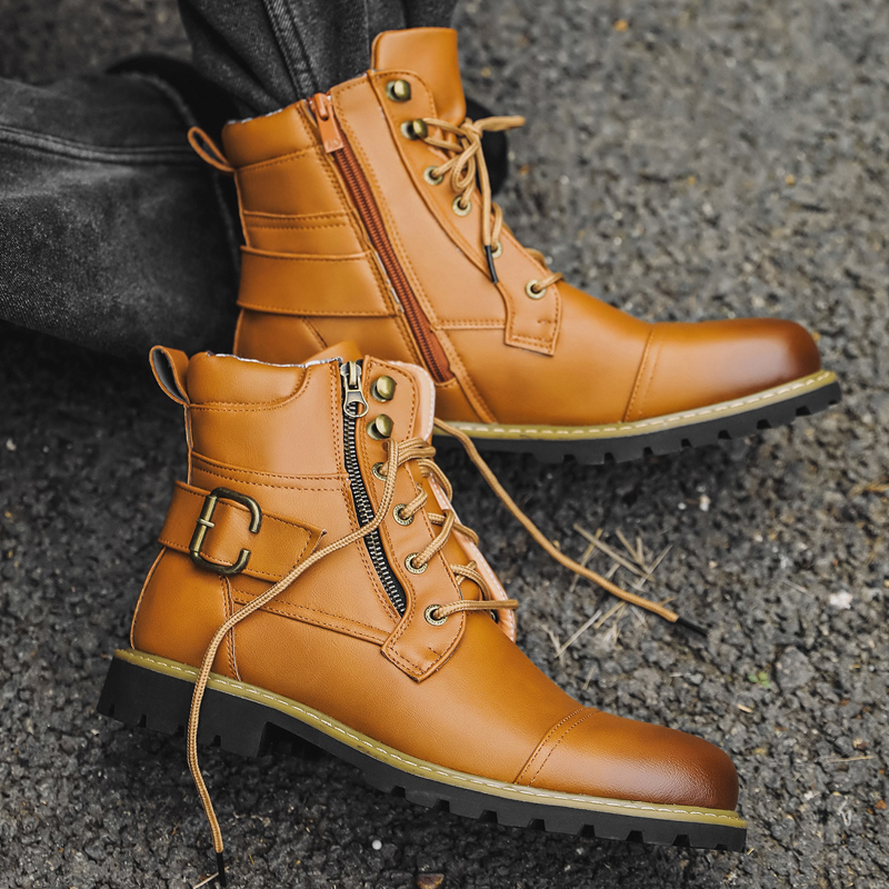 Men Shoes Type - Sepatu Bot Kulit Pria Berkualitas Sepatu