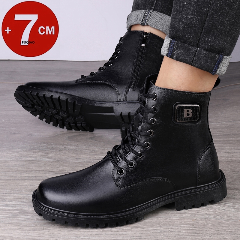 Sepatu Boots Kulit Asli Pria d - Men'S Shoes Dress Casual ulasan dan harga