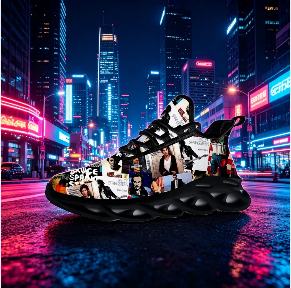 Sepatu Blade Kustom Born To Ru - Men Shoes Quotes ulasan dan harga