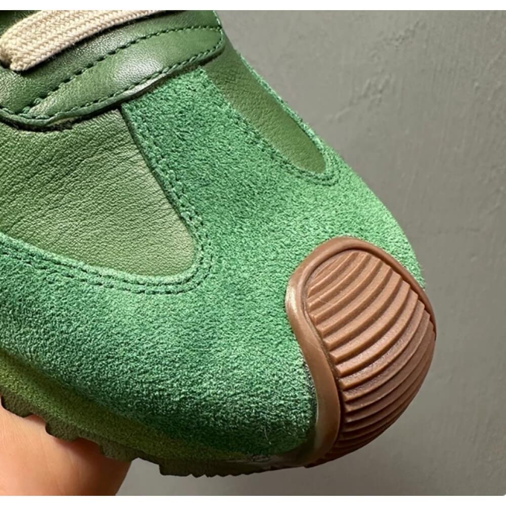 Sepatu Sneakers Tinggi Retro H - Men'S Shoes Green And White ulasan dan harga