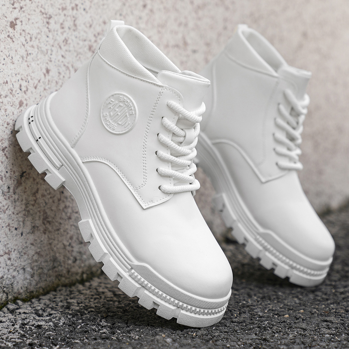 Sepatu Bot Motor Putih Pria Mo - Men Shoes Type ulasan dan harga