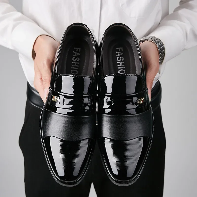 Sepatu kulit untuk pria pernik - Men Shoes For Office Work ulasan dan harga