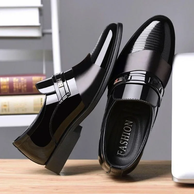 Sepatu kulit untuk pria pernik - Men Shoes For Office Work ulasan dan harga