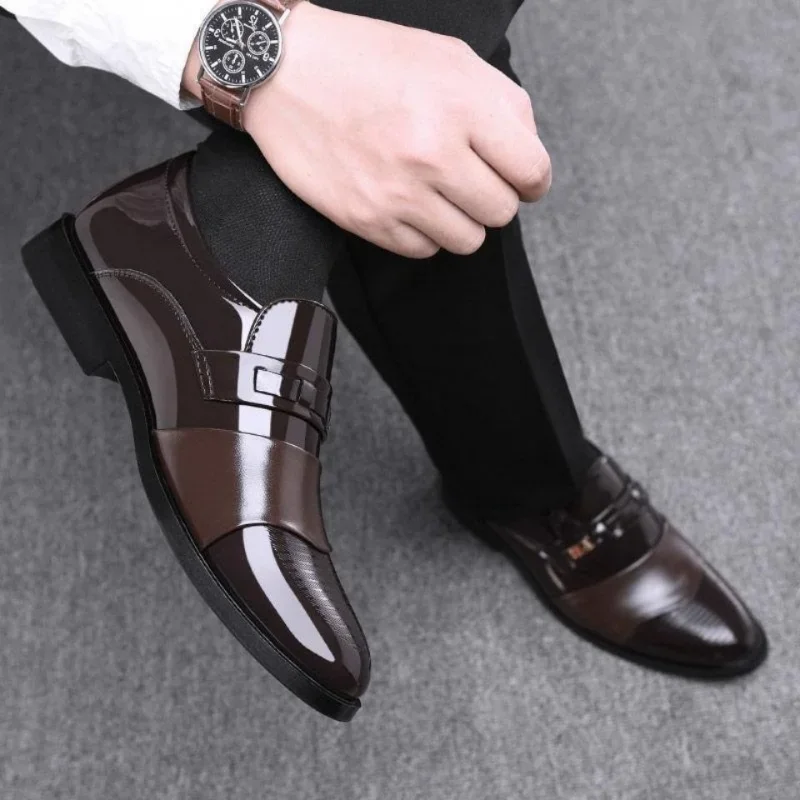 Sepatu kulit untuk pria pernik - Men Shoes For Office Work ulasan dan harga
