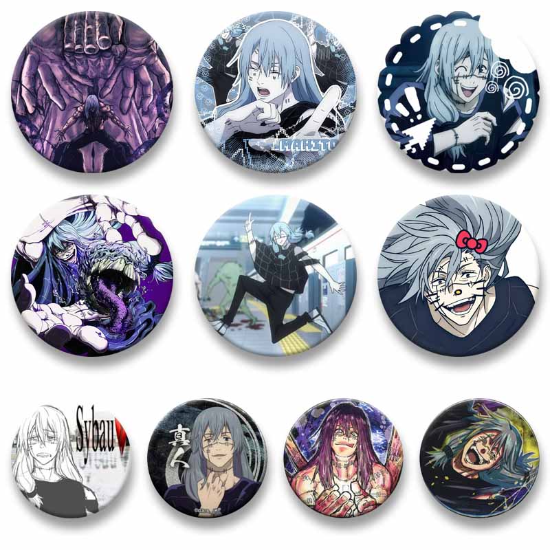 Pin Enamel Figur Anime Mahito  - Men Shoes Europe To Us ulasan dan harga