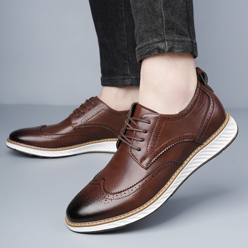 Sepatu kasual pria untuk bisni - Men Shoes For Office Work ulasan dan harga