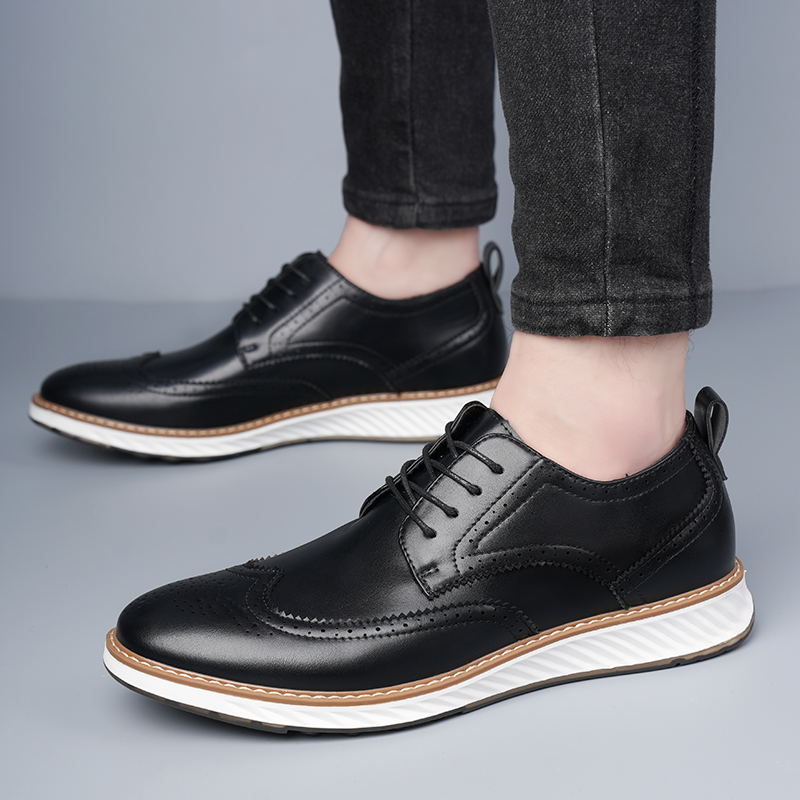 Sepatu kasual pria untuk bisni - Men Shoes For Office Work ulasan dan harga