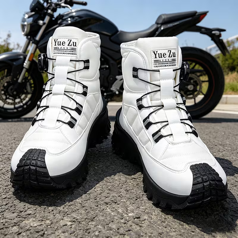 Sepatu Bot Motor Tinggi yang D - Men Shoes Office ulasan dan harga