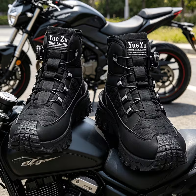 Sepatu Bot Motor Tinggi yang D - Men Shoes Office ulasan dan harga