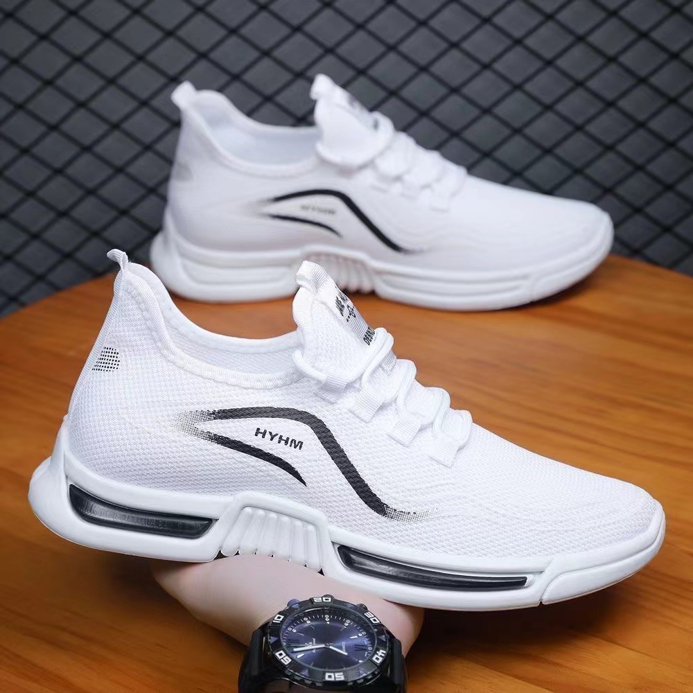 Sepatu Kasual Pria Musim Panas - Men'S Shoes Green And White ulasan dan harga