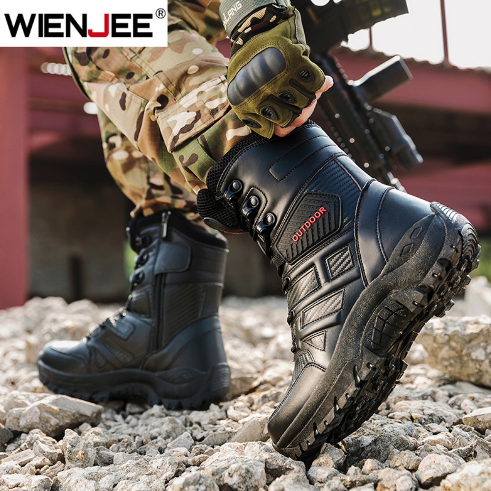 Sepatu Bot Kulit Pria Berkuali - Men'S Shoes Top Brands ulasan dan harga