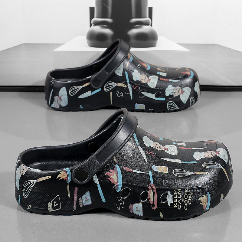 Sepatu Clogs Chef Ukuran Besar - Men Shoes Office ulasan dan harga