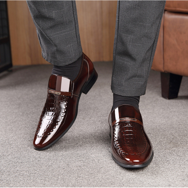 Sepatu Kulit Pria Sepatu Bisni - Men Shoes For Office Work ulasan dan harga