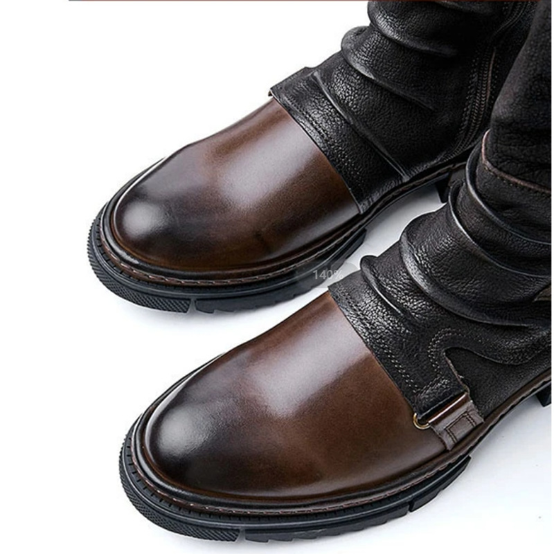 Sepatu Kulit PU Retro Abad Per - Men Shoes Europe To Us ulasan dan harga