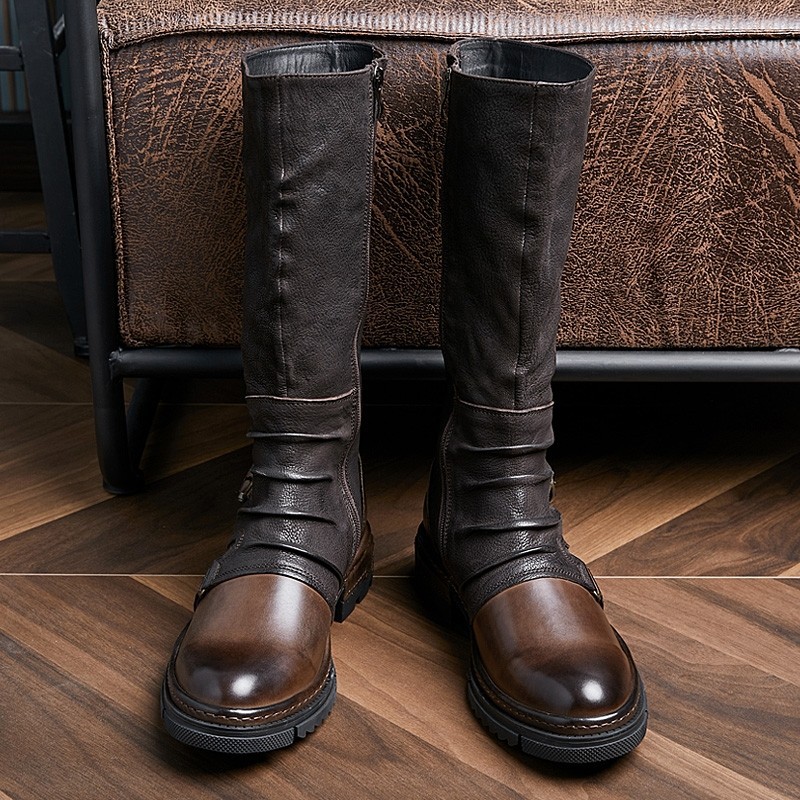 Sepatu Kulit PU Retro Abad Per - Men Shoes Europe To Us ulasan dan harga