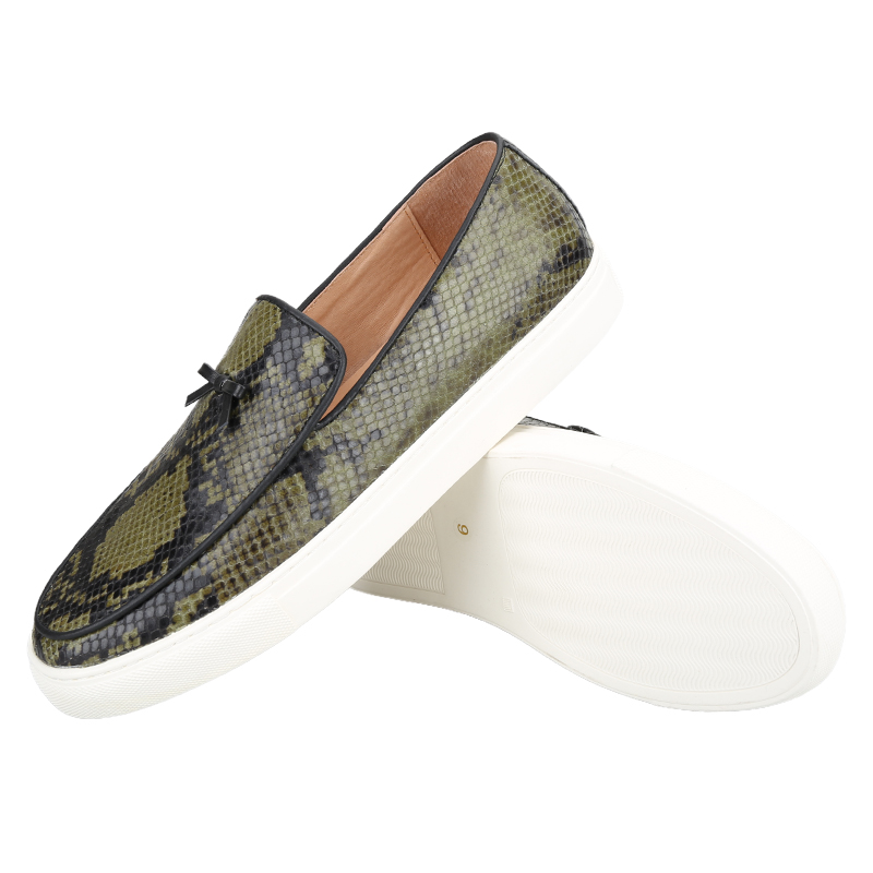 Sepatu Sneakers Pria Piergitar - Men'S Shoes Green And White ulasan dan harga