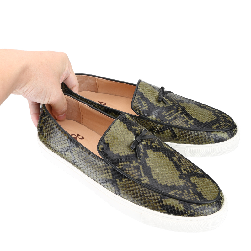 Sepatu Sneakers Pria Piergitar - Men'S Shoes Green And White ulasan dan harga