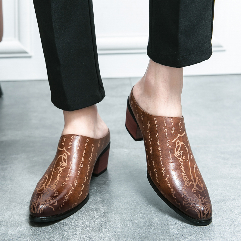 Sepatu Kulit Pria Cokelat Mode - Men'S Shoes Dress Casual ulasan dan harga