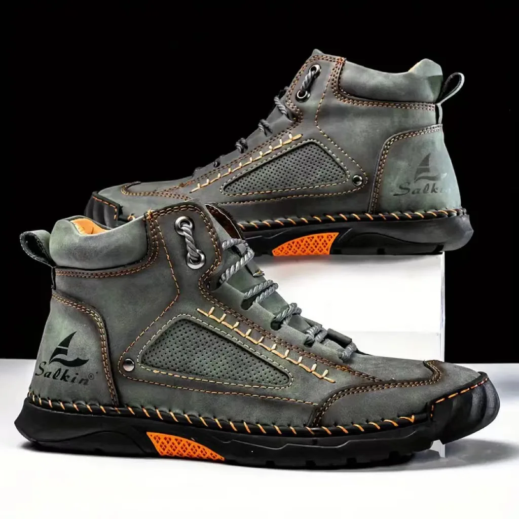 Sepatu Boots Pria Jahitan Tang - Men'S Shoes Dress Casual ulasan dan harga