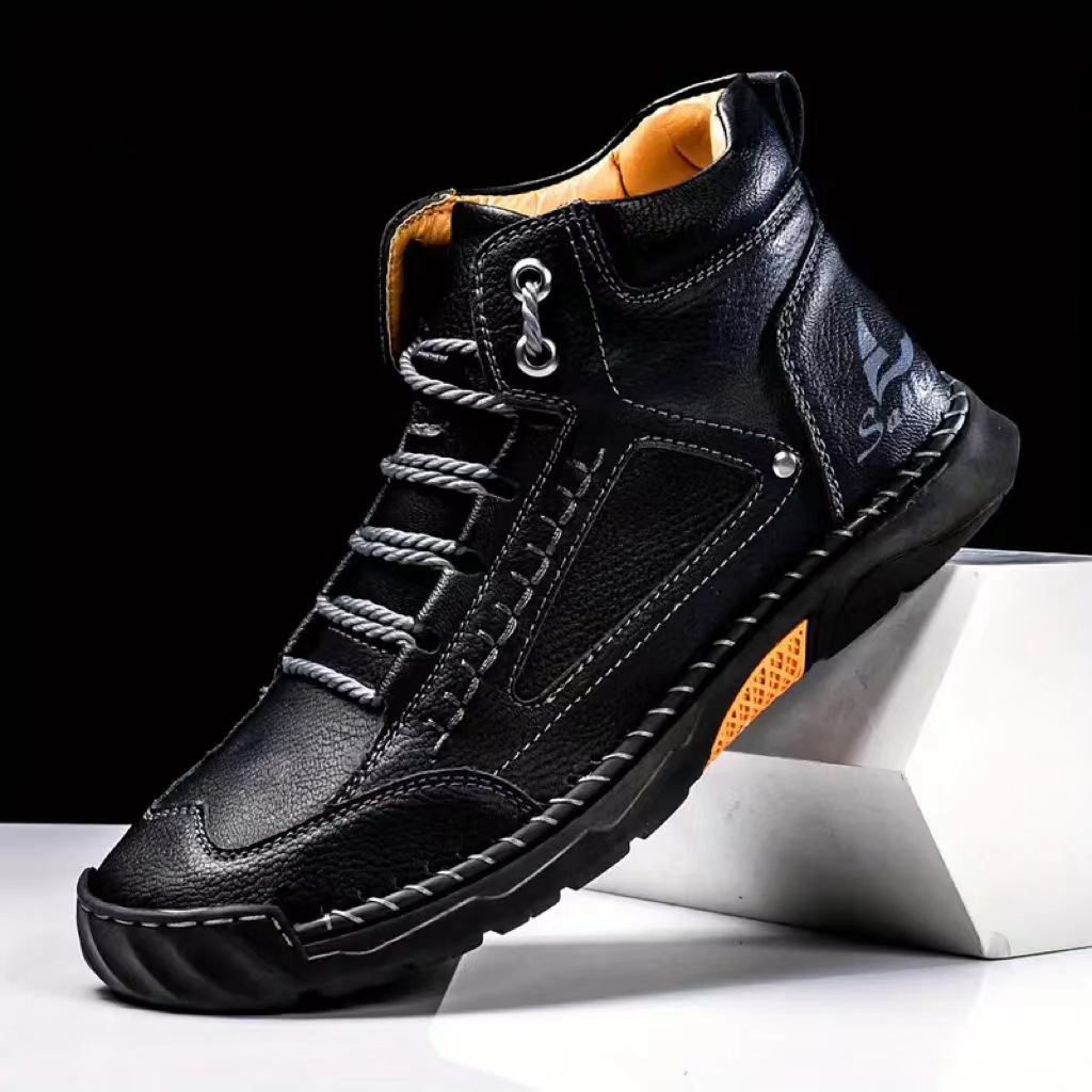 Sepatu Boots Pria Jahitan Tang - Men'S Shoes Dress Casual ulasan dan harga