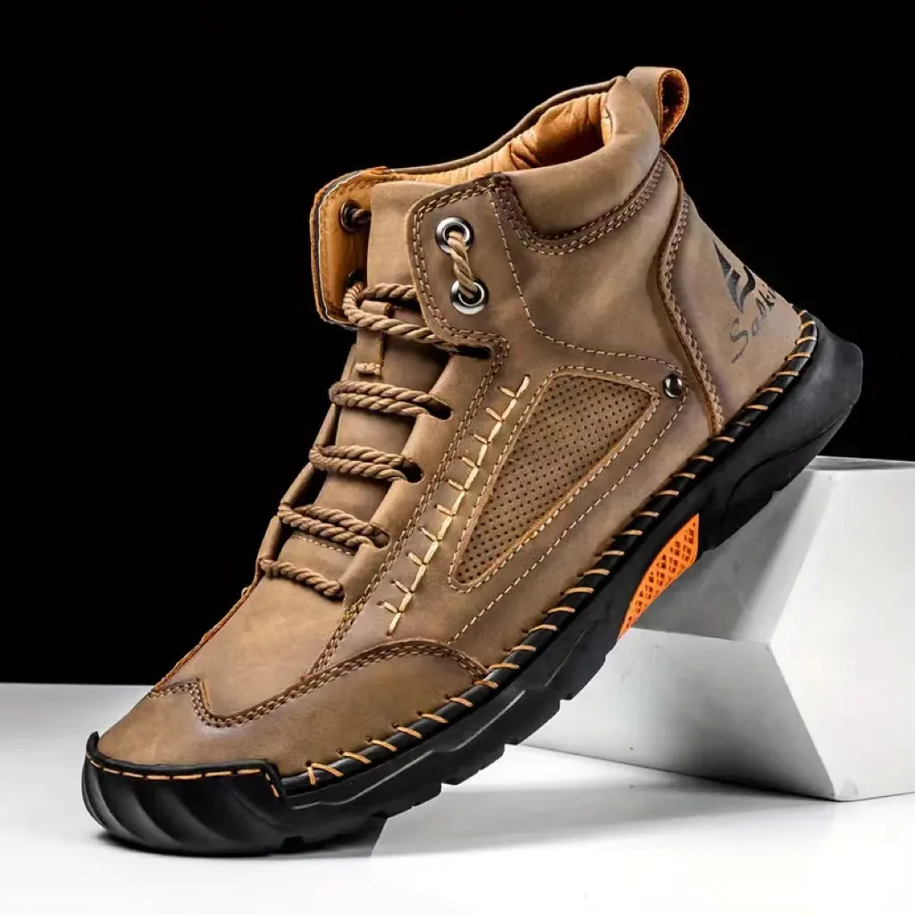 Sepatu Boots Pria Jahitan Tang - Men'S Shoes Dress Casual ulasan dan harga