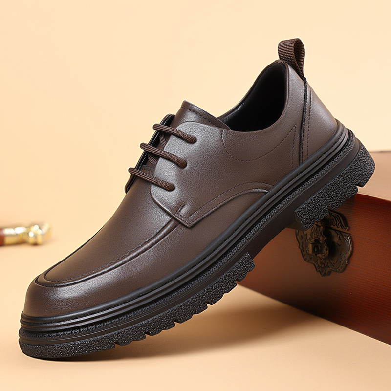 Sepatu Kulit Pria Bisnis dan K - Men Shoes For Office Work ulasan dan harga