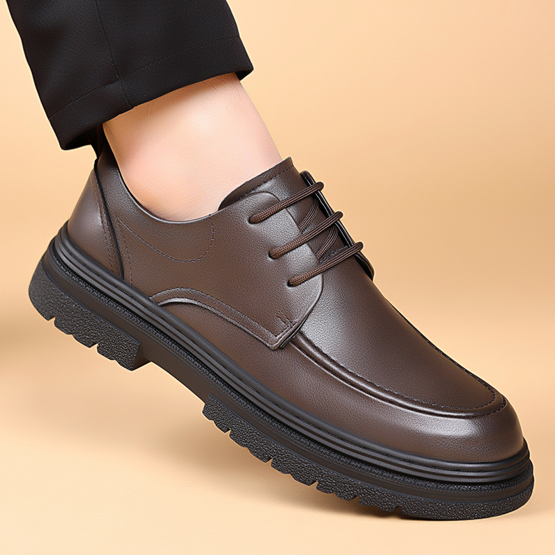 Sepatu Kulit Pria Bisnis dan K - Men Shoes For Office Work ulasan dan harga