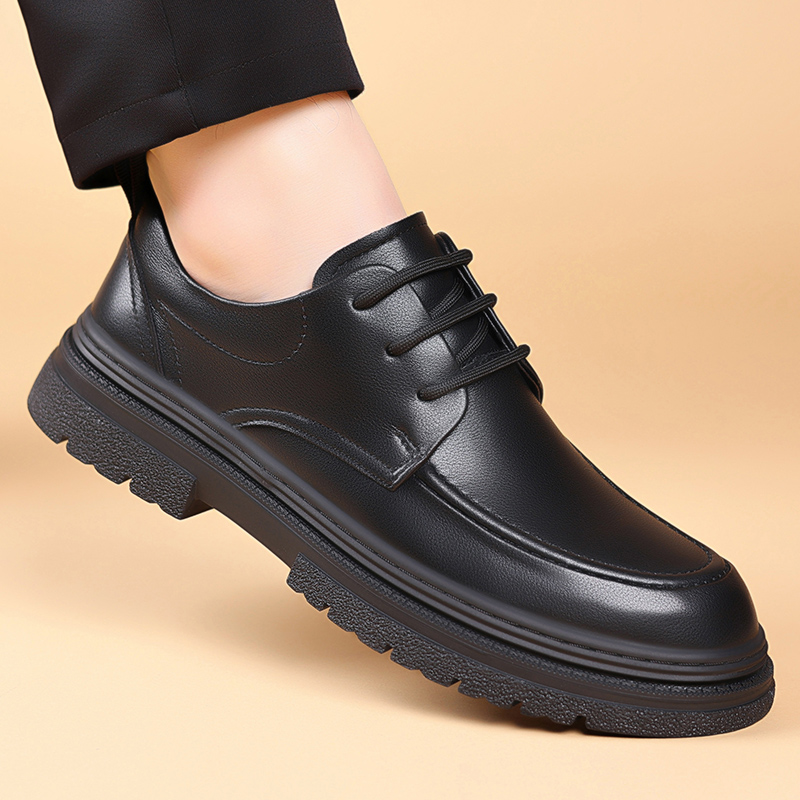 Sepatu Kulit Pria Bisnis dan K - Men Shoes For Office Work ulasan dan harga