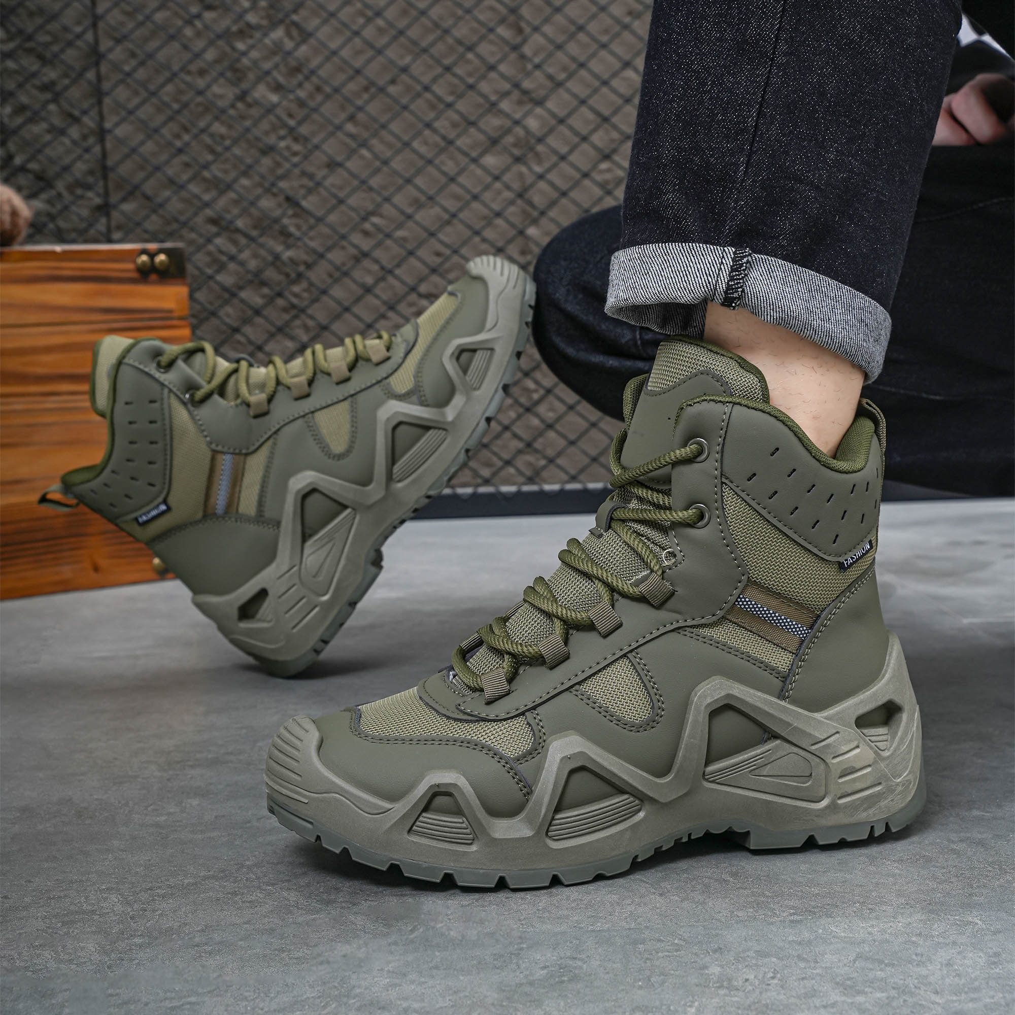 Sepatu bot tinggi pria, sepatu - Men'S Shoes Dress Casual ulasan dan harga