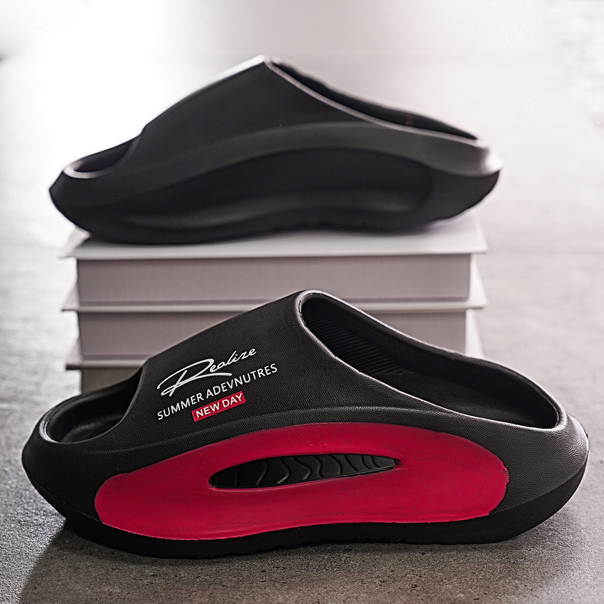 Sandal Kasual Uniseks Empat Mu - Men'S Shoes Dress Casual ulasan dan harga