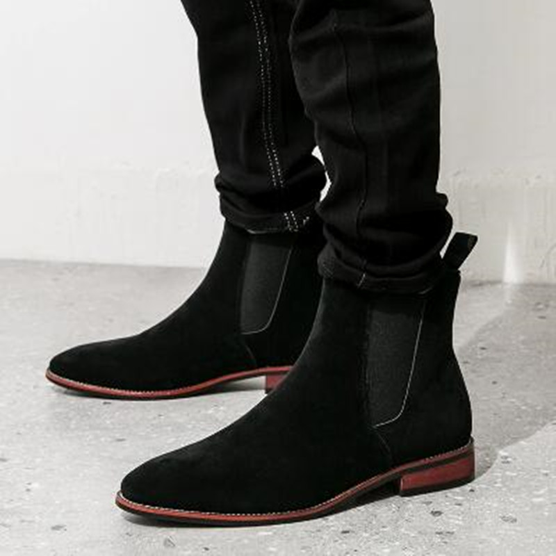 Sepatu Chelsea Kulit Asli Sued - Men'S Shoes Top Brands ulasan dan harga