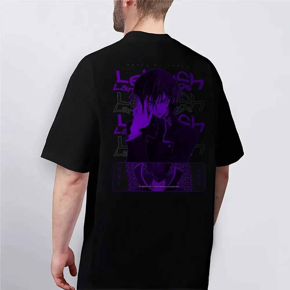 Kaos Code Geass Baru Lelouch L - Men Shoes Quotes ulasan dan harga