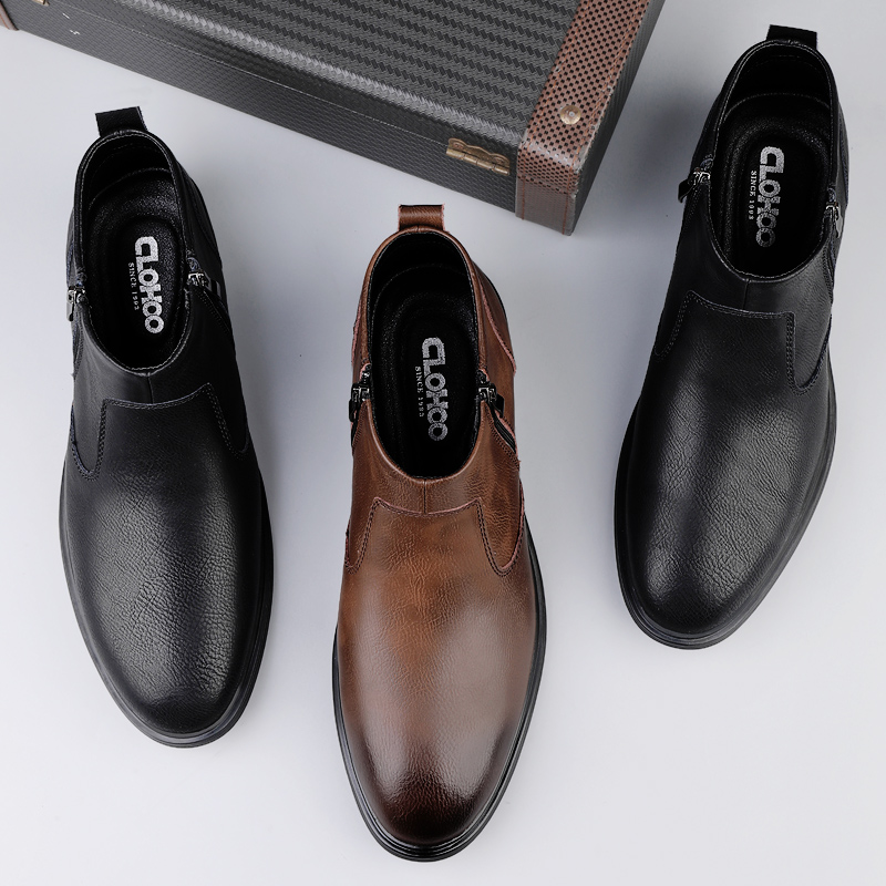 CLOHOO Sepatu Bot Pria Buatan  - Men'S Shoes Top Brands ulasan dan harga