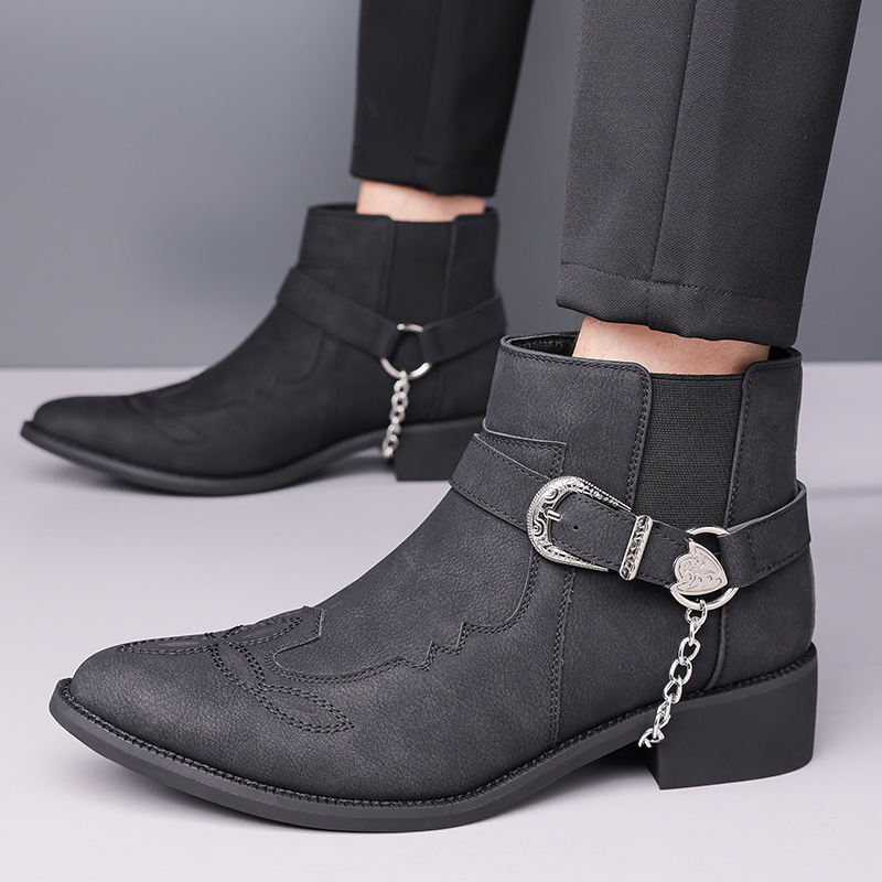 Sepatu Bot Koboi Vintage Pria  - Men'S Shoes Top Brands ulasan dan harga