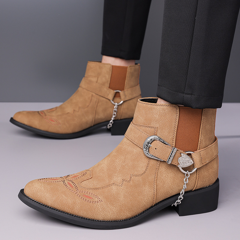 Sepatu Bot Koboi Vintage Pria  - Men'S Shoes Top Brands ulasan dan harga