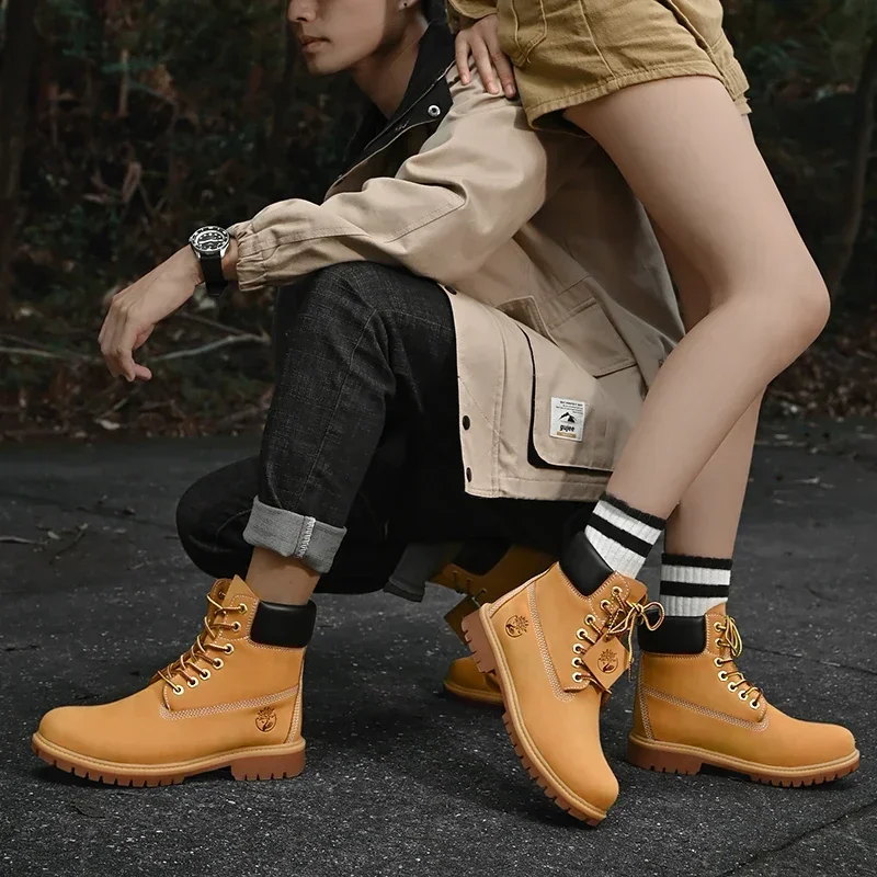 Sepatu Boots Pria High Top Ber - Men Shoes Type ulasan dan harga