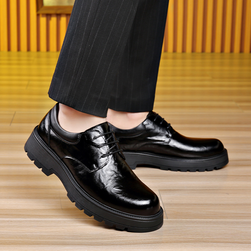 Sepatu kulit kasual pria Gaya  - Men Shoes For Office Work ulasan dan harga