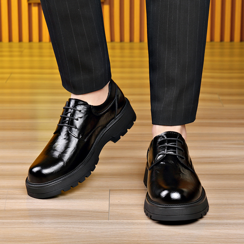 Sepatu kulit kasual pria Gaya  - Men Shoes For Office Work ulasan dan harga